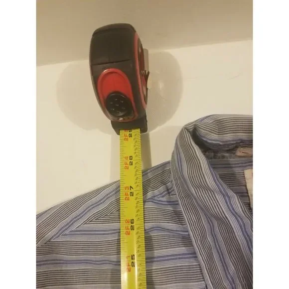 Levi's Vintage Cowboys Tailor Western Shirt Pearl Snap Single Stitch Striped 70s - Picture 4 of 8